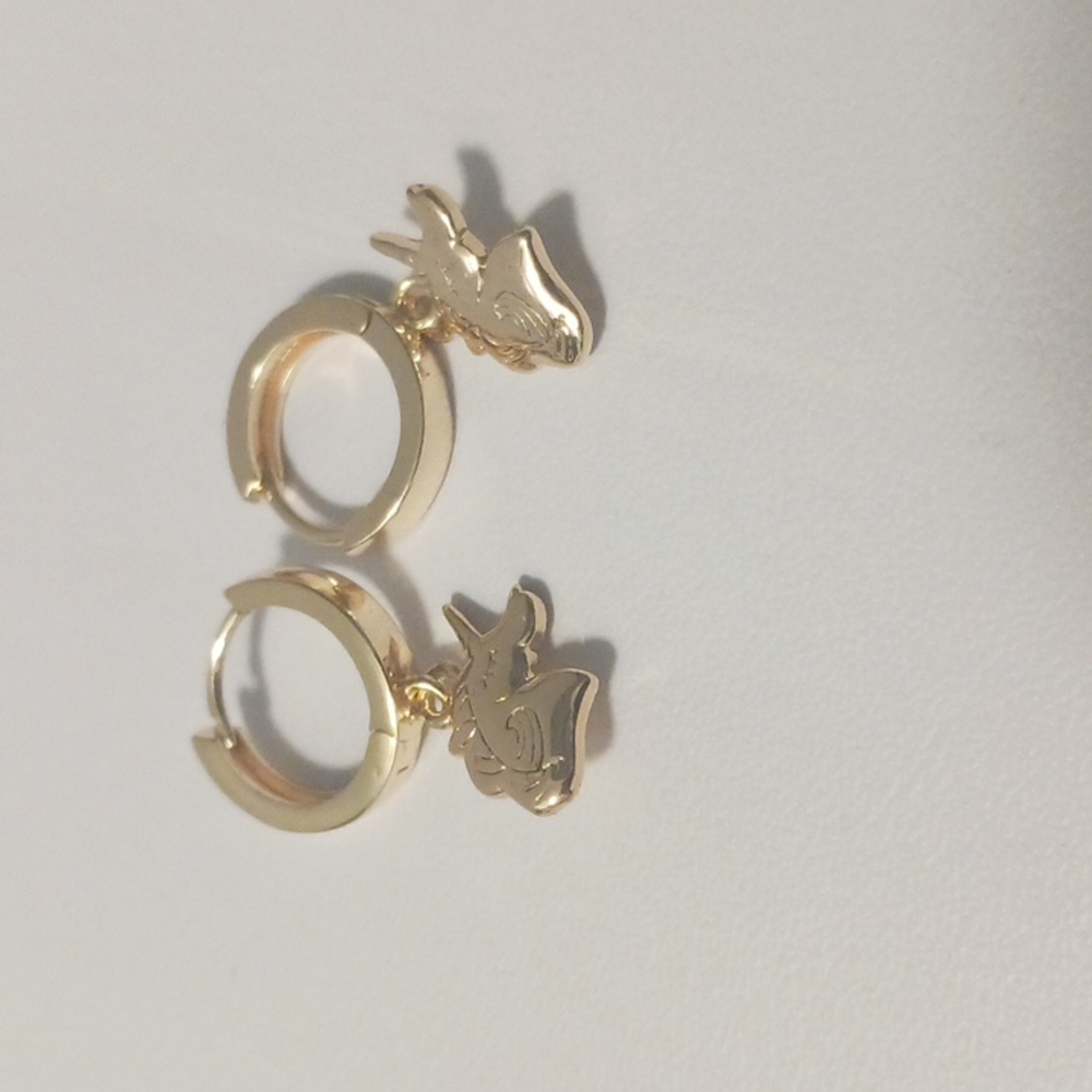 Unicorn Small Hoop Earrings